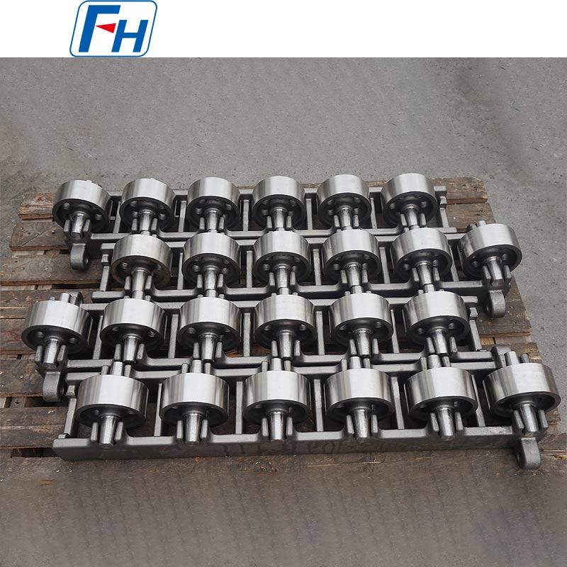 FH® magas hőmérsékletnek ellenálló görgők és konzolok ipari kemencékhez