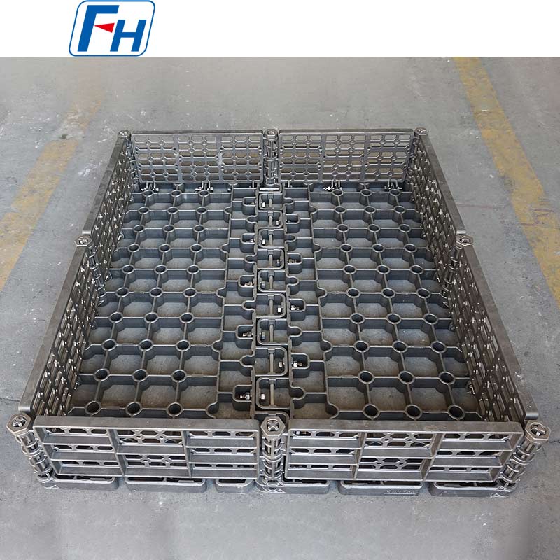 FH® olajhűtéses hőkezelő töltőkosár görgős kemence kemencéhez