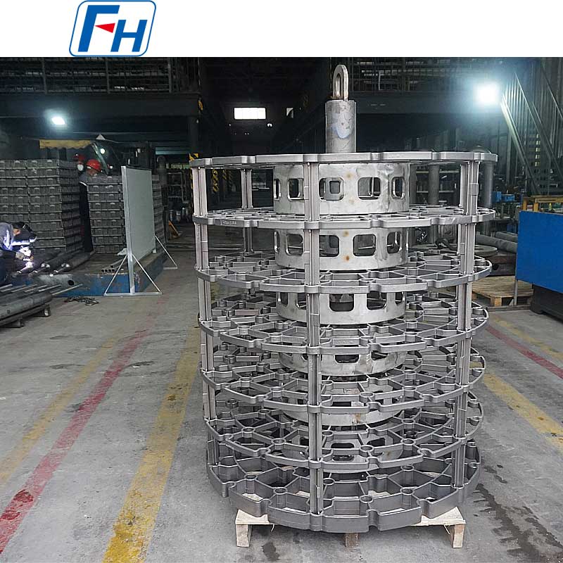 FH® Cr25Ni20 hőkezelő szerelvények AFC kút típusú kemencékhez