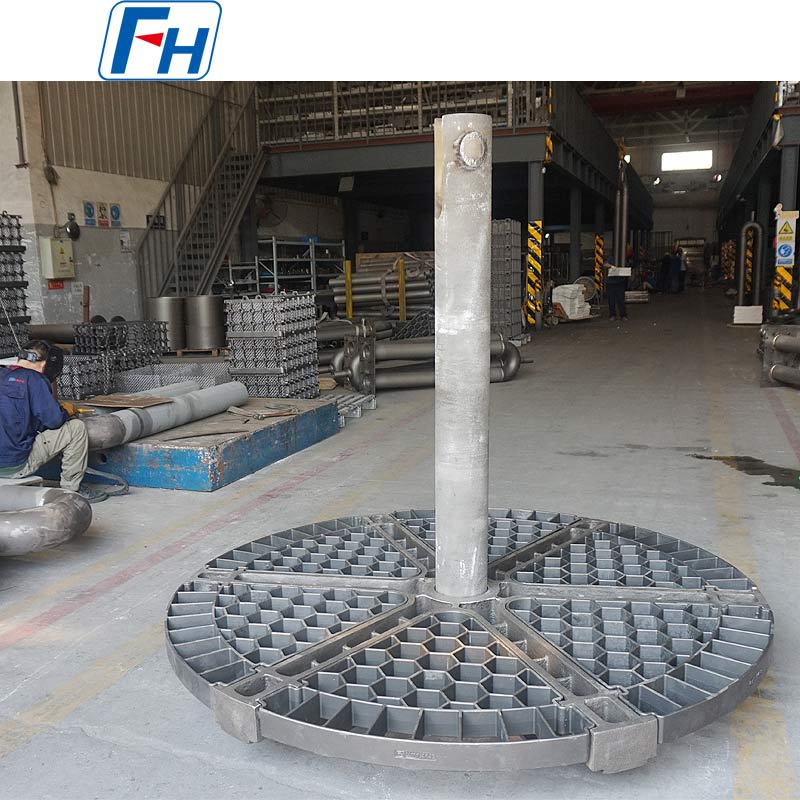 FH® magas hőmérsékletű kút típusú kemence szerelvények | Ötvözött acél tálcák és állványok
