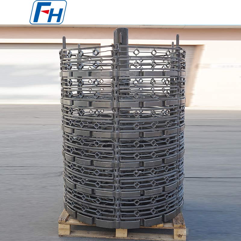 FH® 1.4848 Kút típusú kemencerögzítők U alakú alkatrészek hőkezeléséhez