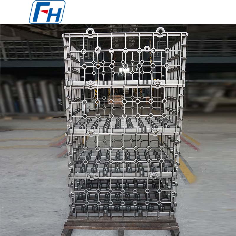 FH® 1.4848 hőkezelő töltőkosarak forgóvázas kemence kemencéhez
