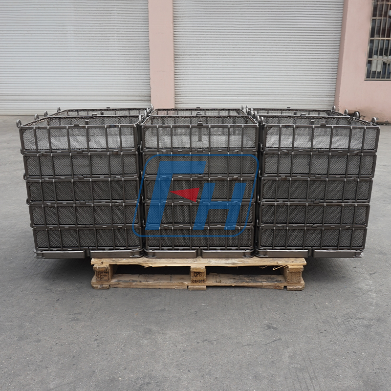 Hőkezelő kosarak nitridáló kemencéhez 592x442x132mm